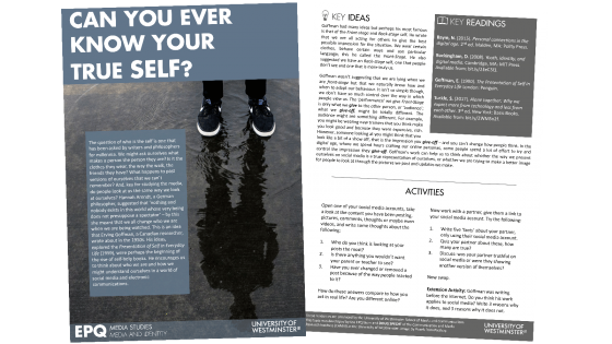 print-out of information